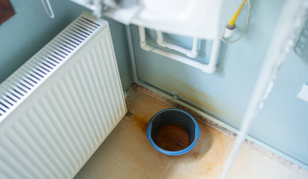 Water damage restoration process in Minersville, PA